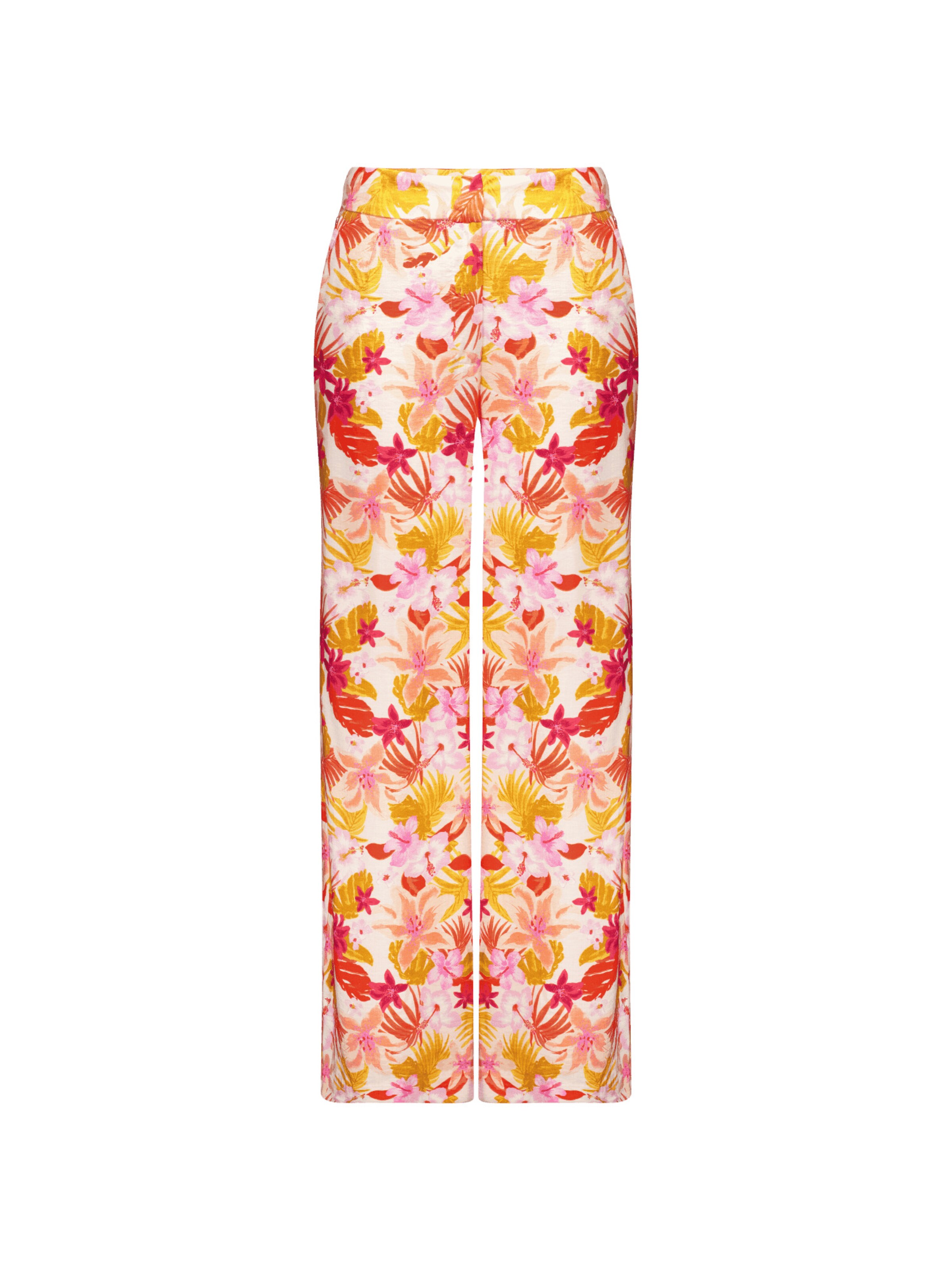 Wide Leg Pantalon 'Flora' Deeluxe en orange : devant