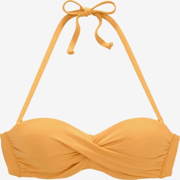 Top per bikini 'Rome' di s.Oliver in giallo: frontale