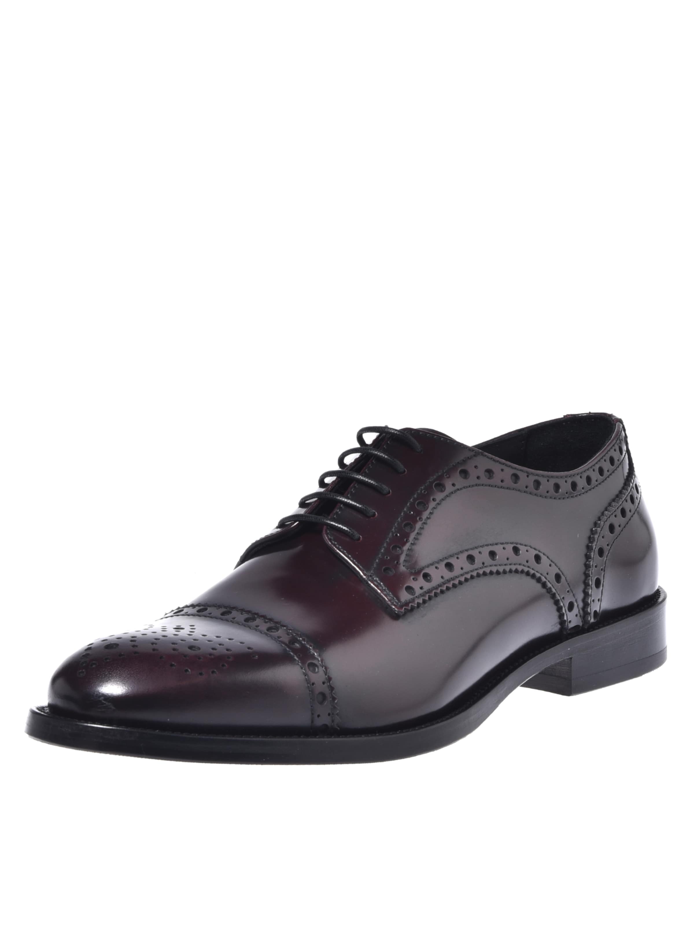 BALDININI Veterschoen in Rood: voorkant