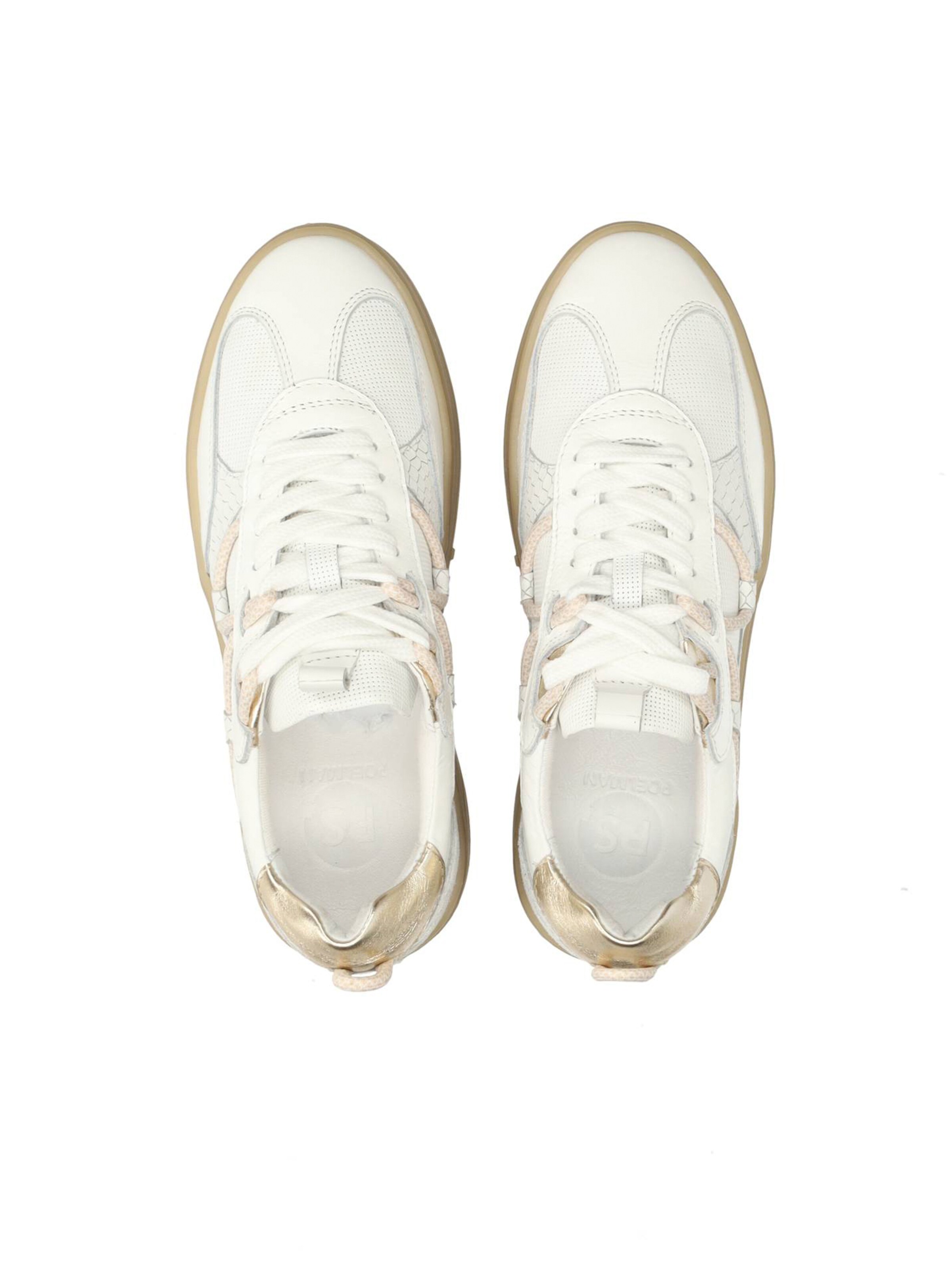 PS Poelman Sneakers laag 'Anemone' in Wit