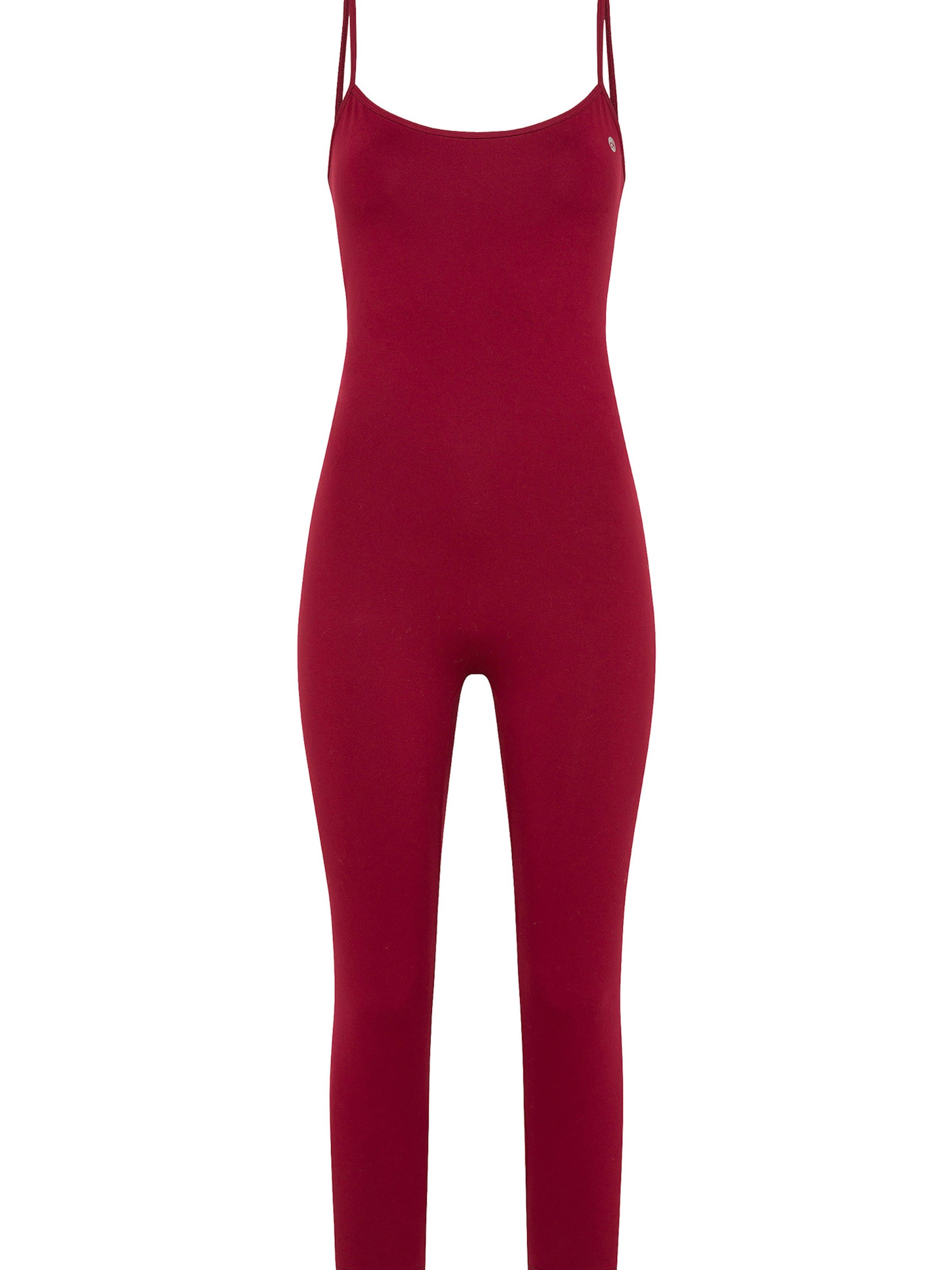 DEHA Jumpsuit in Rood: voorkant