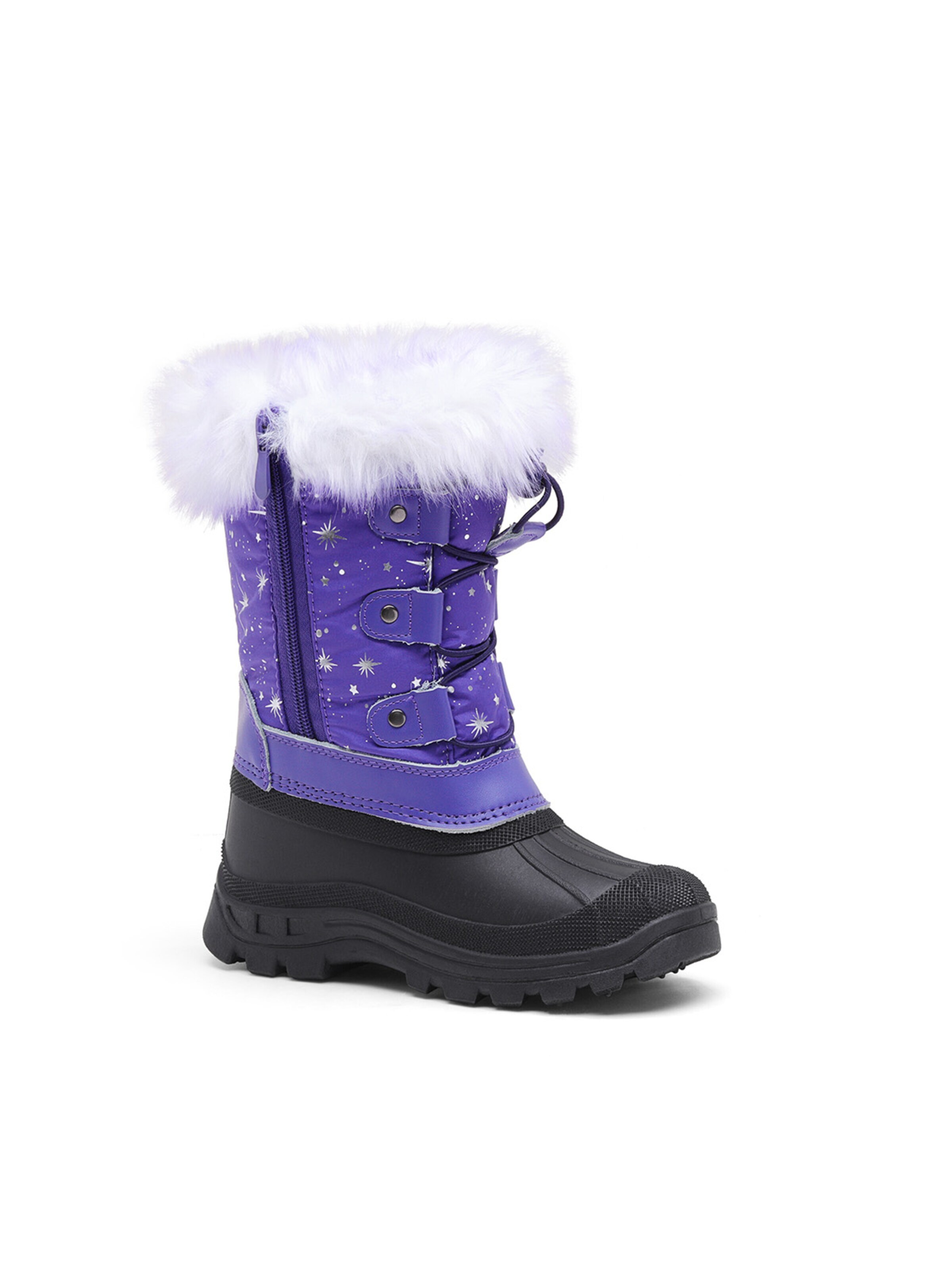 Bottes 'DREAM PAIRS Jungen Mädchen Schneestiefel Fashion Schnürstiefel' Dream Pairs en violet
