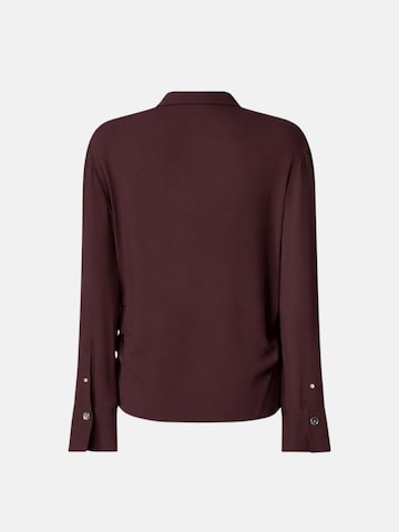 PINKO Shirt 'PINKO CIMBIDIO CAMICIA CRESPO FLUIDO CAMICIA' in Red