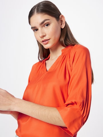 Kaffe Blouse 'Dahlia' in Oranje