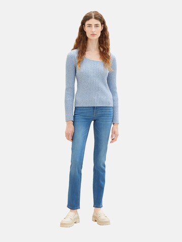 Coupe slim Jean 'Alexa' TOM TAILOR en bleu