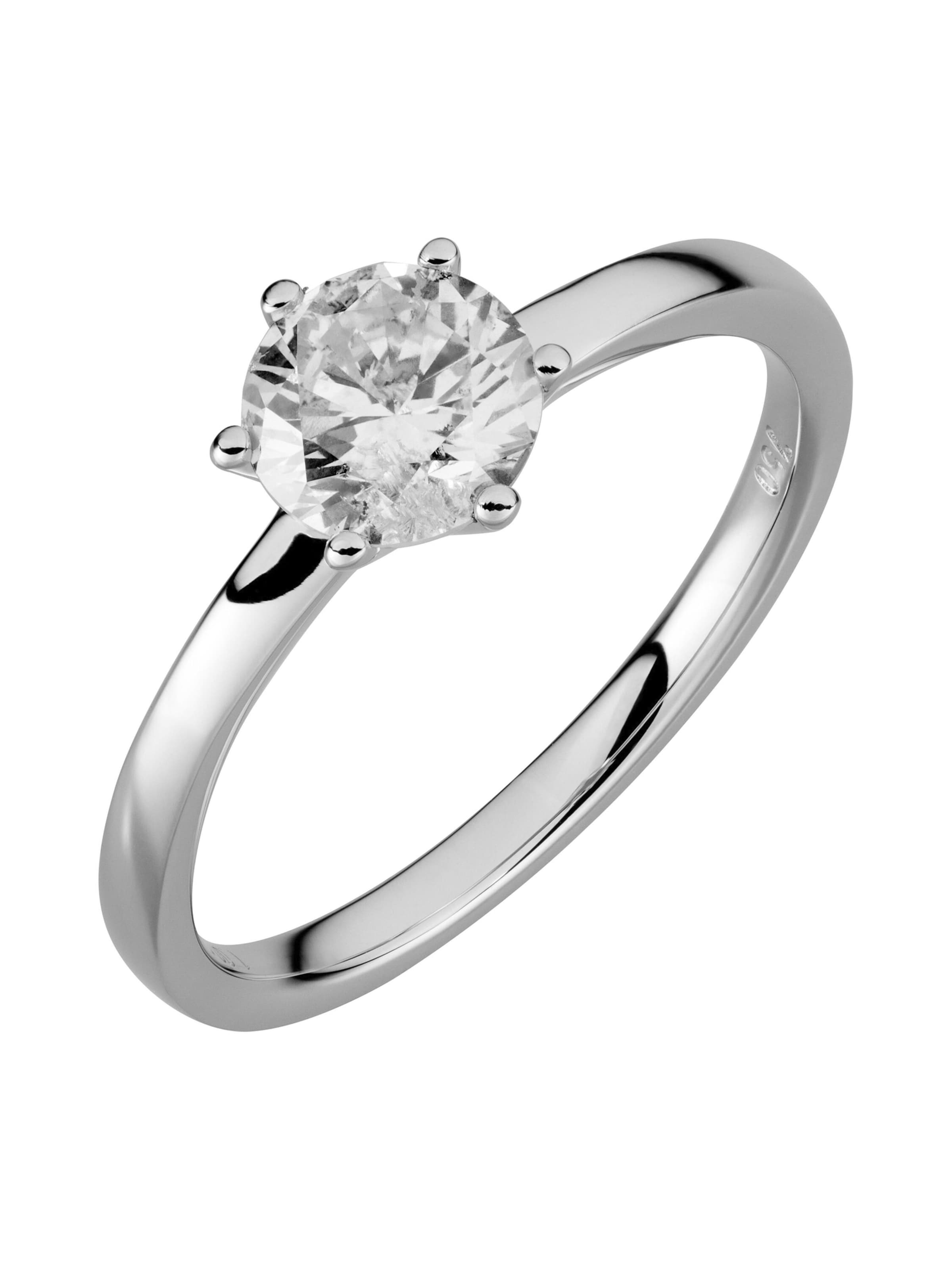 Bague Orolino en blanc : devant