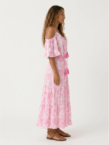 Miss June Jurk 'Robe Longue Karena' in Blauw