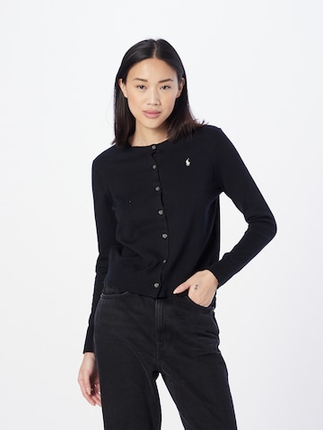 Polo Ralph Lauren Knit cardigan in Black: front