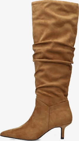 Boots 'ANITA' POSH by Poelman en marron : devant