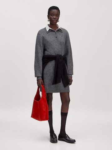 EDITED Sukienka 'Jeni Knit Dress' w kolorze szary