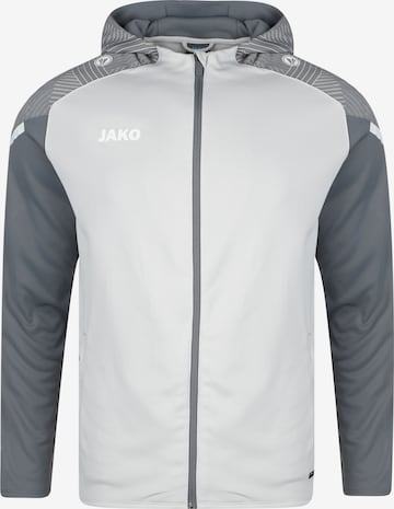 Giacca di felpa sportiva di JAKO in grigio: frontale