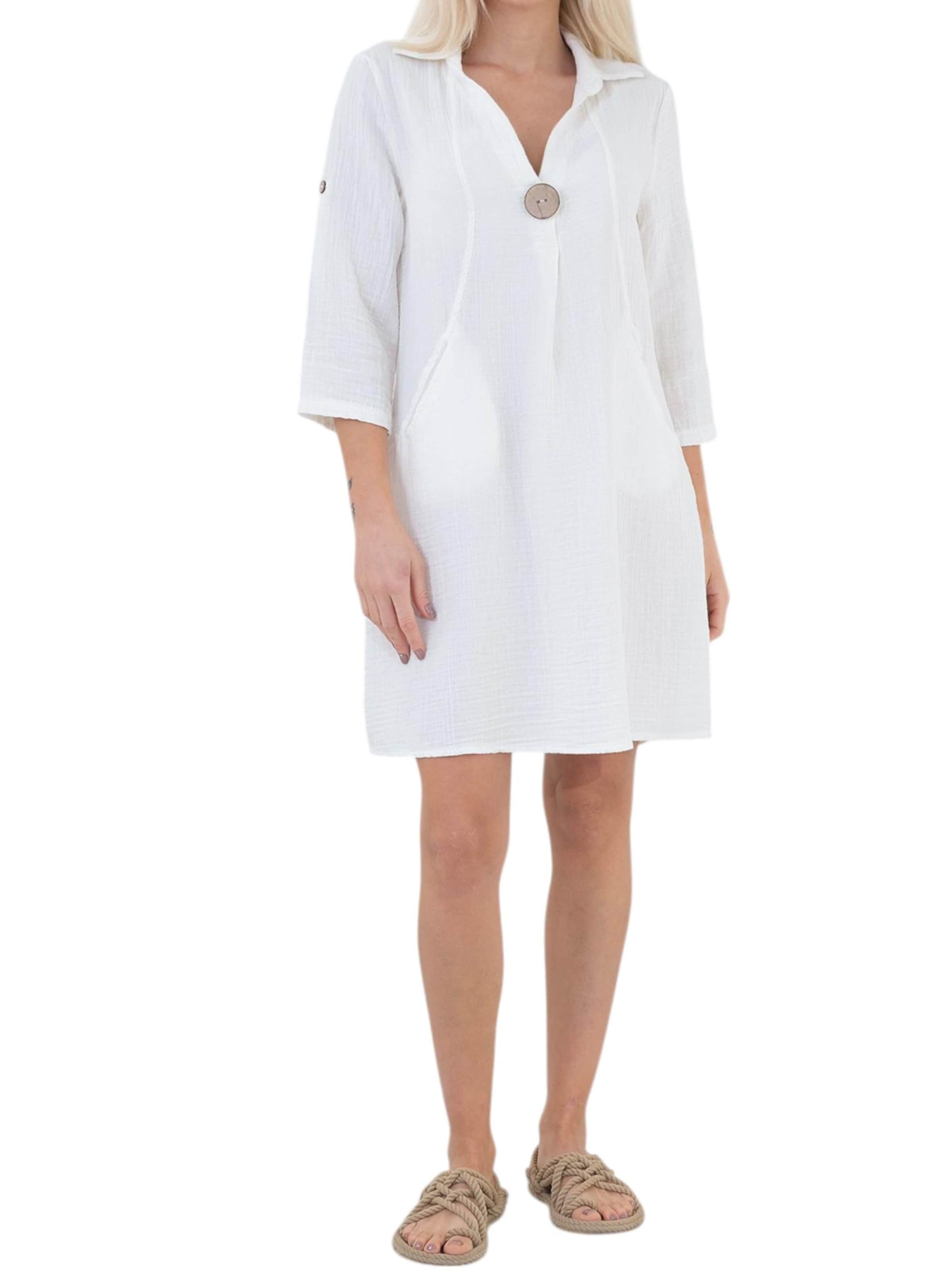 Robe d’été 'LUMA' WENOR en blanc