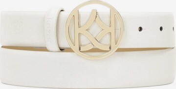 Kazar Belt in White: front