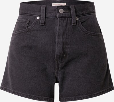 LEVI'S ® Jean 'High Waisted Mom Short' en noir denim, Vue avec produit