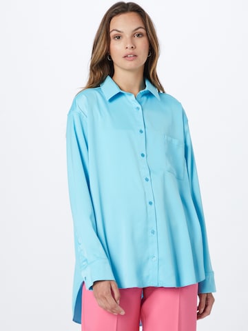 Nasty Gal Blouse in Blue: front