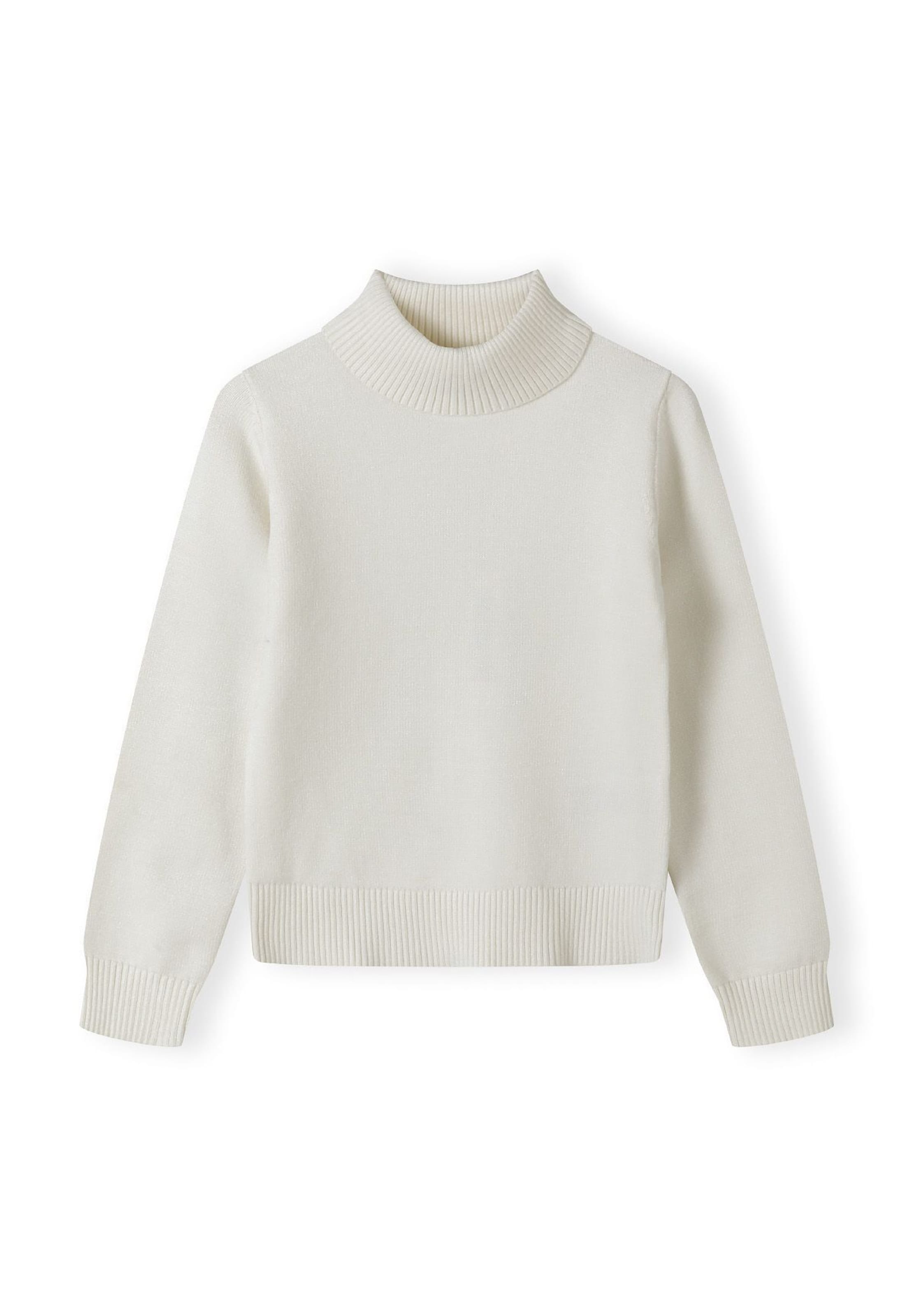 MINOTI Sveter - Biela: predná strana