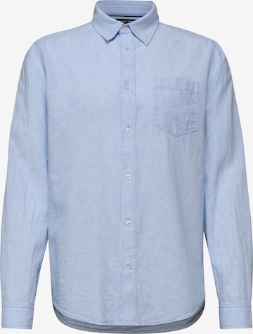 Street One MEN Regular Fit Hemd in Blau: Vorderseite