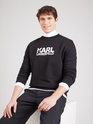 Felpa di Karl Lagerfeld in nero: frontale