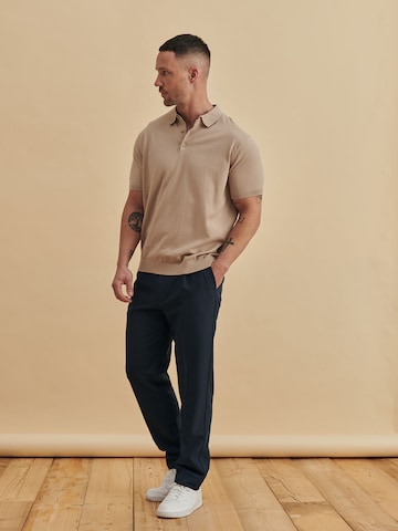 DAN FOX APPAREL Poloshirt 'Jay' in Beige