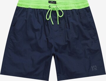 Shorts de bain JAY-PI en bleu : devant