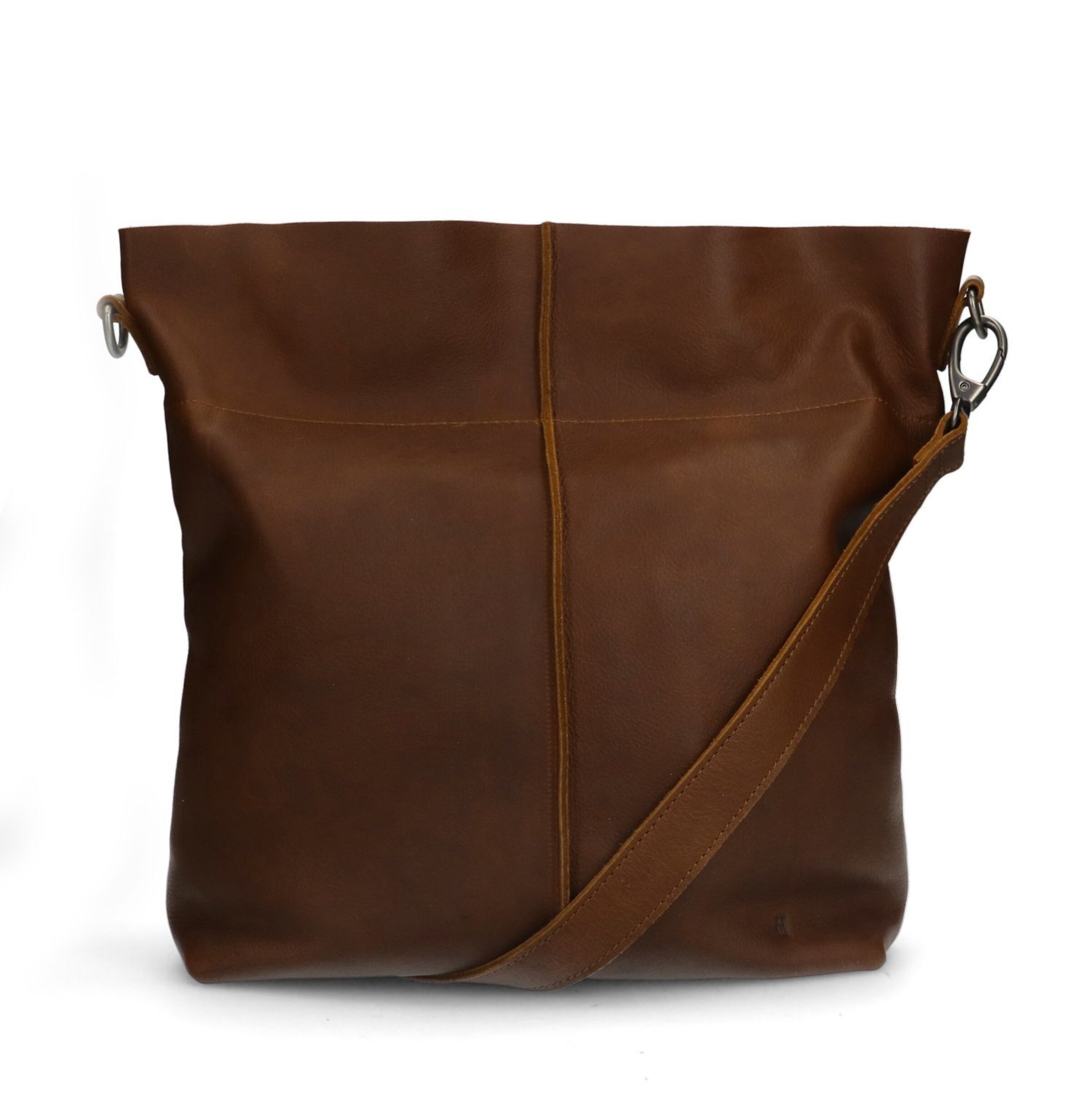 MANFIELD Shoulder Bag in Brown: front