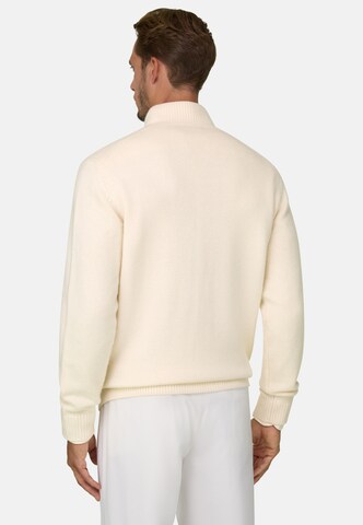 Boggi Milano Strickjacke in Weiß: Rückseite