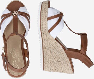 TOM TAILOR Strap sandal in Brown