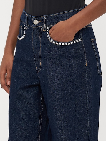 mėlyna Only Petite Plačios klešnės Džinsai 'ONLTAMMY'
