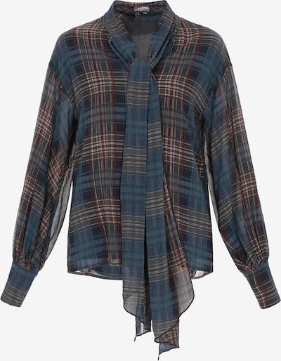 DreiMaster Vintage Bluza u morsko plava / tamno plava / siva / crvena, Pregled proizvoda