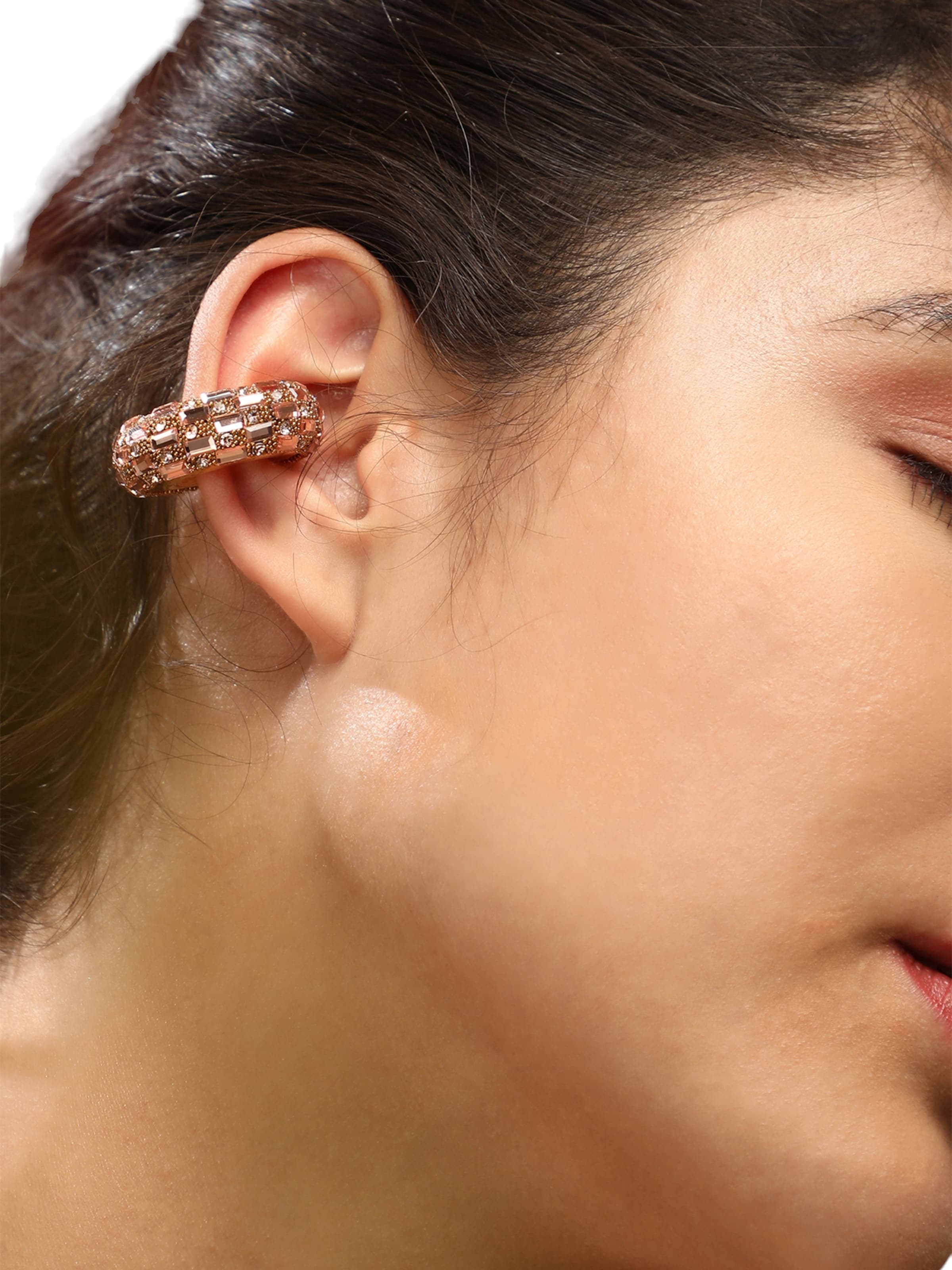 SOHI Náušnice 'Joohi' - Zlatá: predná strana