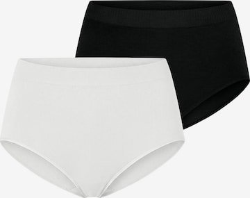 SCHIESSER Shapingslip ' Retro - Classic Seamless ' in Zwart: voorkant
