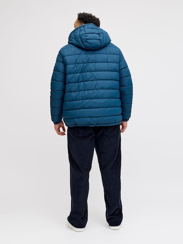 Jack & Jones Plus Vinterjakke i blå