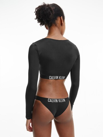 Calvin Klein Swimwear Korzetová Horní díl plavek 'Intense Power' – černá