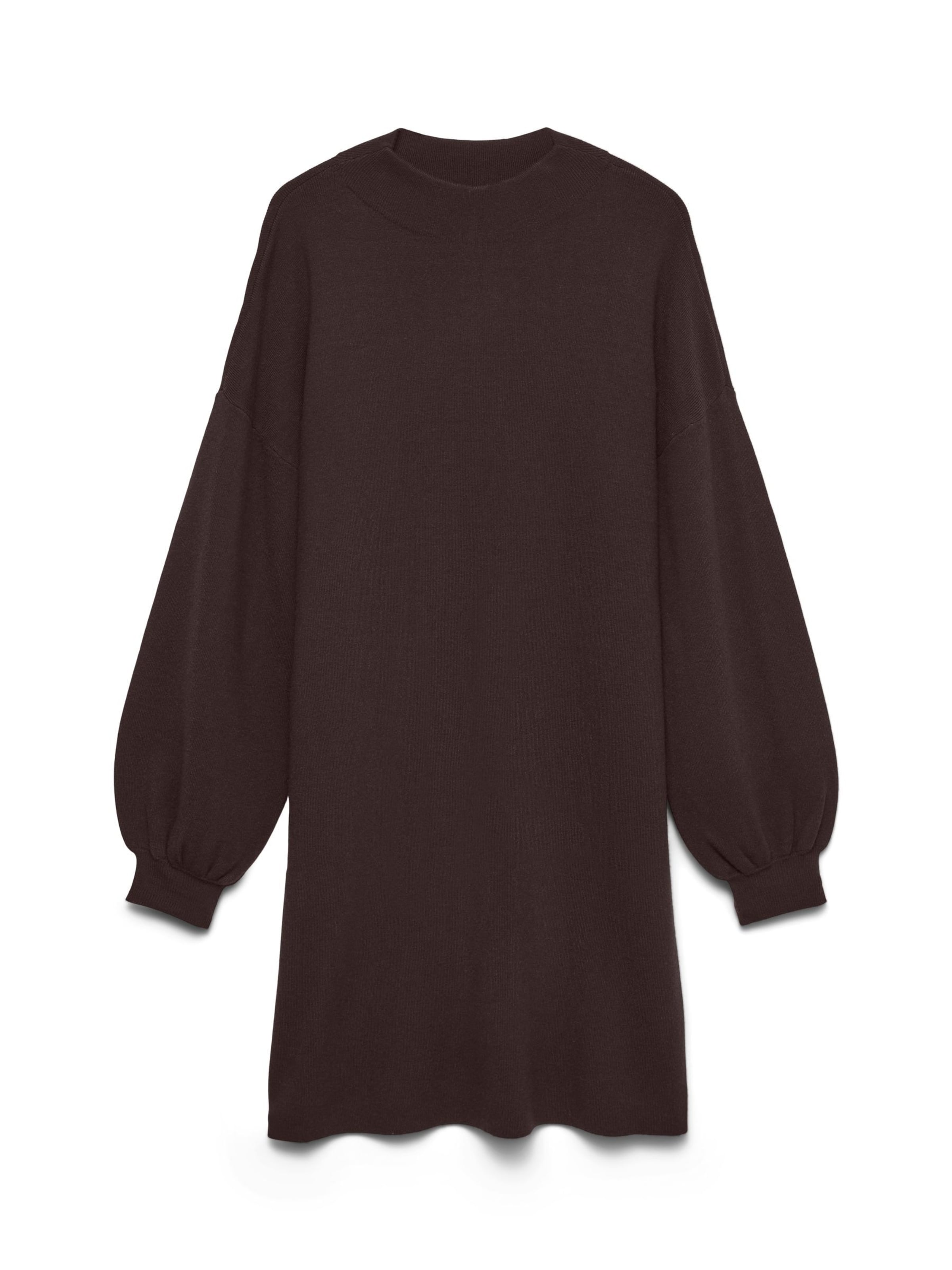 VERO MODA Knitted dress 'VMNANCY ' in Brown: front
