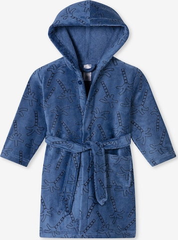 SCHIESSER Badjas 'Aqua' in Blauw: voorkant