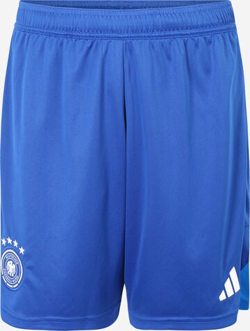 ADIDAS PERFORMANCE Regular Sports trousers 'Germany Tiro 23 Goalkeeper' in Blue: front