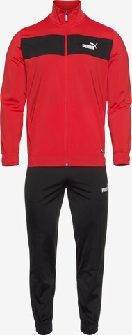 PUMA Tracksuit in Red: front