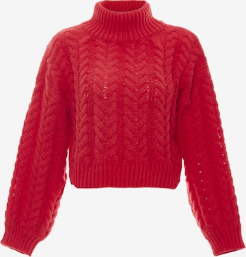 Pull-over MYMO en rouge : devant