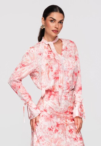 Ombre Blouse in Roze