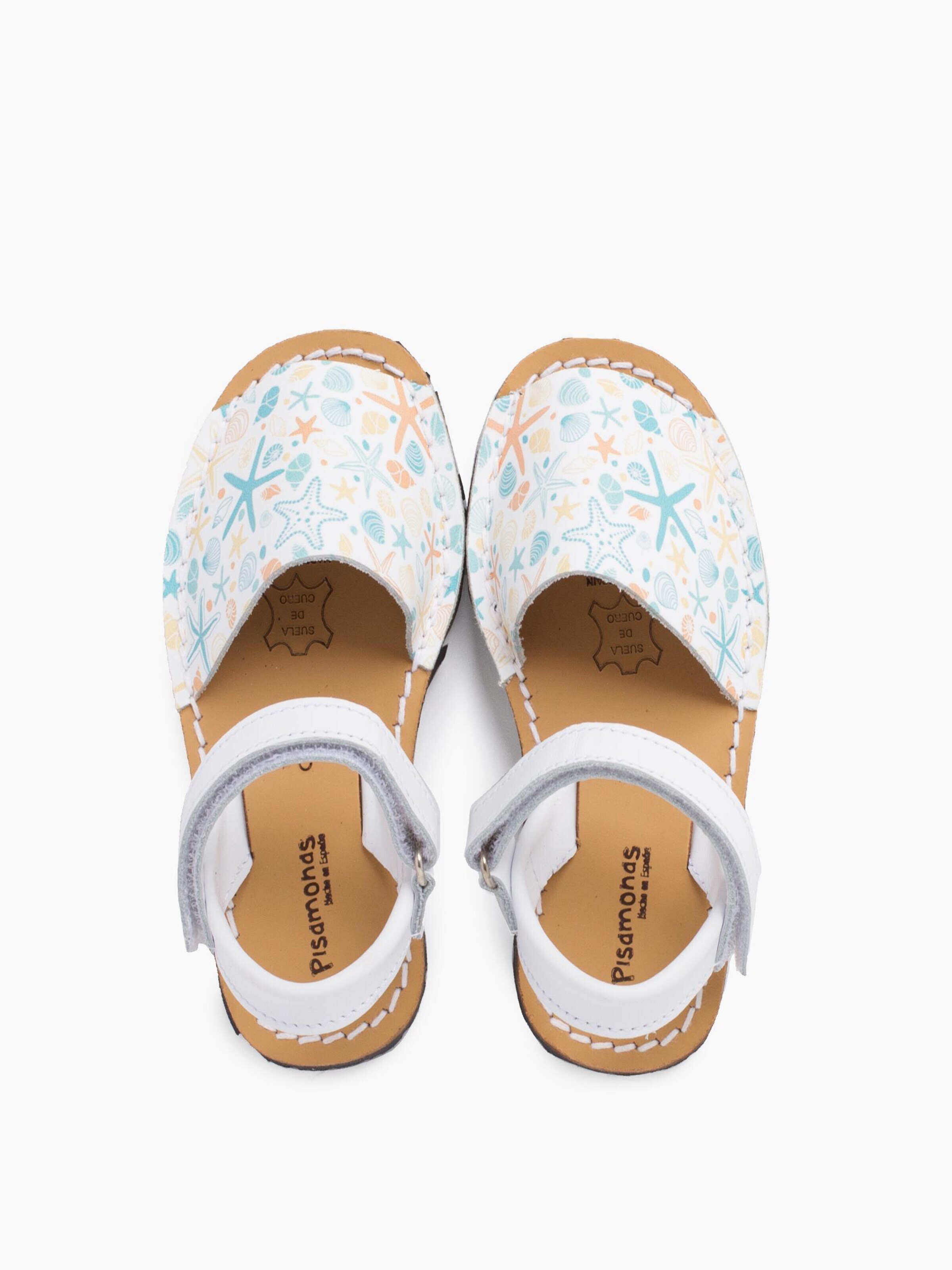 Pisamonas - Sandália em branco