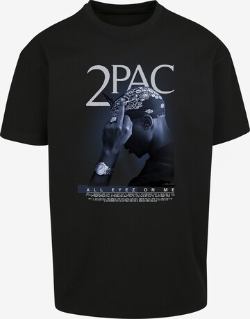 Mister Tee חולצות 'Tupac All F*ck the World' בשחור: מלפנים