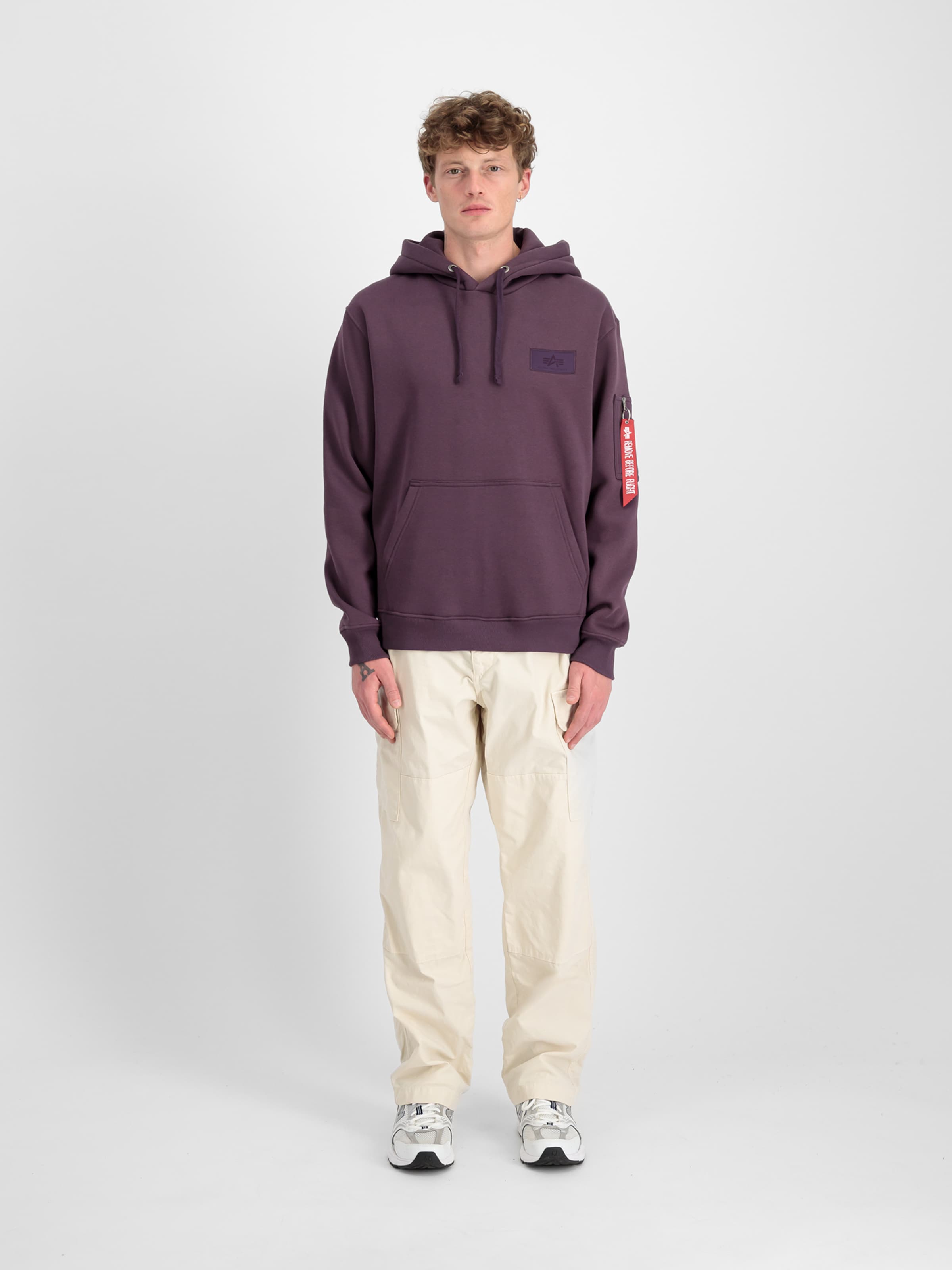 ALPHA INDUSTRIES Sweatshirt in Purple ABOUT YOU