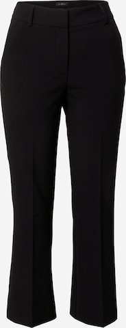 FIVEUNITS Pleated Pants 'Clara' in Black: front
