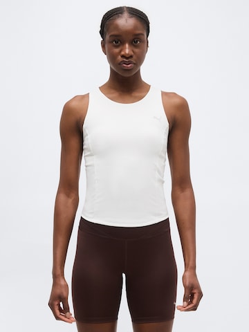 PUMA Top sportowy 'SUNDAY BLISS' w kolorze biały: przód