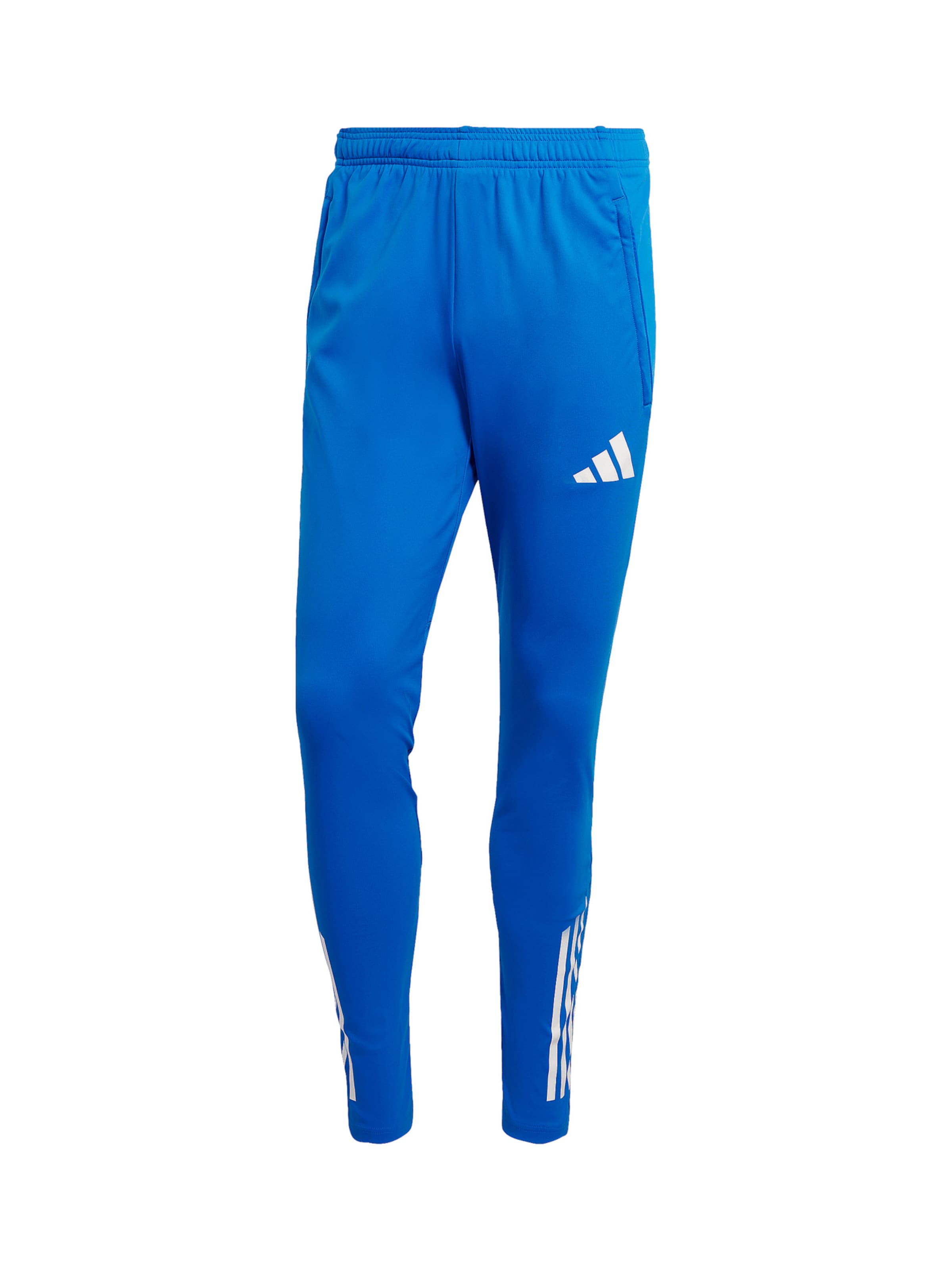 ADIDAS PERFORMANCE Slimfit Sportbyxa i blå: framsida