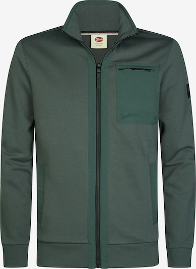 Petrol Industries Veste de survêtement en S en émeraude / jade, Vue avec produit