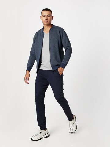 INDICODE JEANS Regular Chino Pants 'Rafle' in Blue