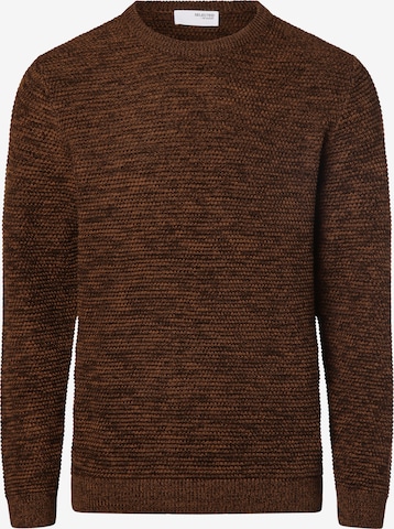 SELECTED HOMME Sweater 'Vince' in Brown: front