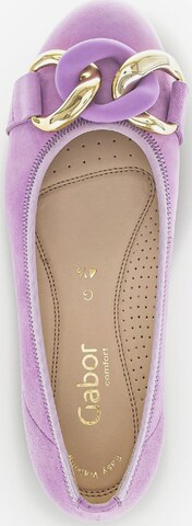 GABOR Ballet Flats in Purple