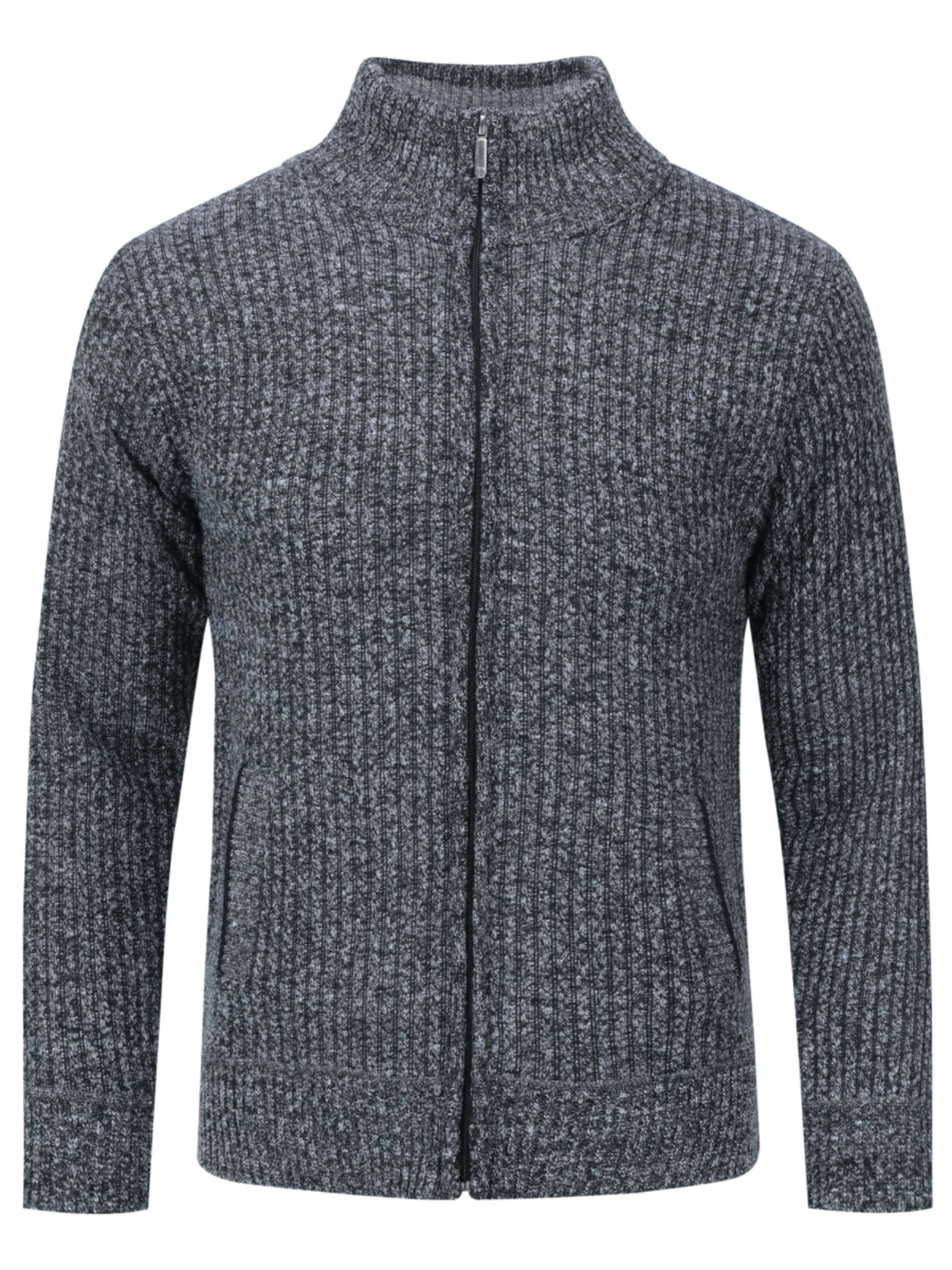 Youthup Strickjacke‌ in Grau: Vorderseite